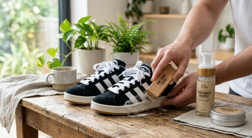 Campus-pleje: Sådan holder du dine sneakers i topform