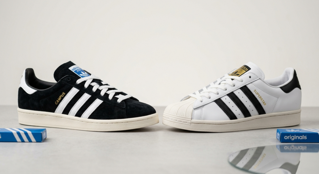 Campus vs. Superstar: Sammenligning af Adidas-klassikere