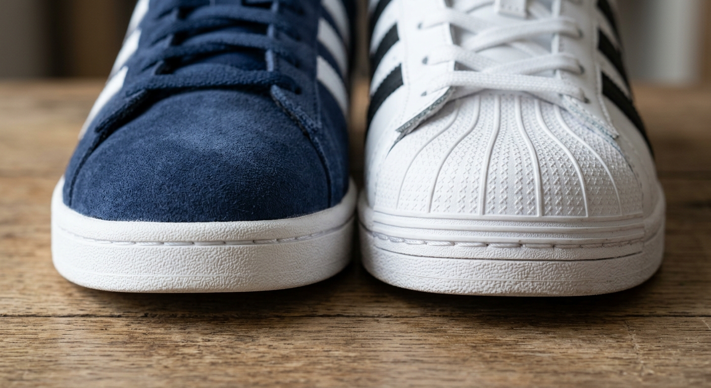 Campus vs. Superstar: Sammenligning af Adidas-klassikere