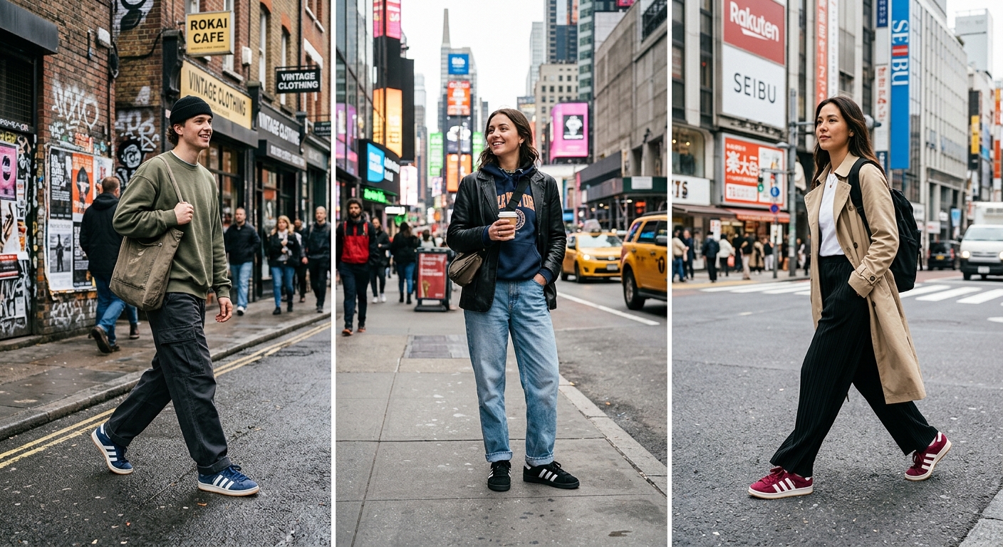 Streetwear-styling med Adidas Campus: 10 outfit-ideer